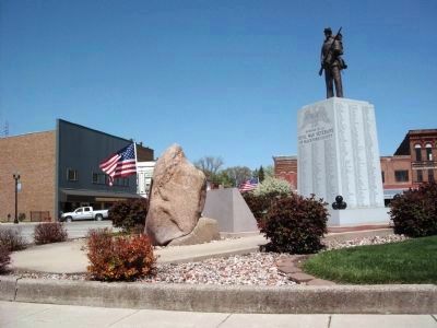 Wide View - - Blackford County Civil War Honor Roll Marker image. Click for full size.