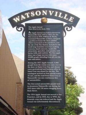 The Apple Annual Marker. Click for full size. The Apple Annual Marker image. Click for full size.