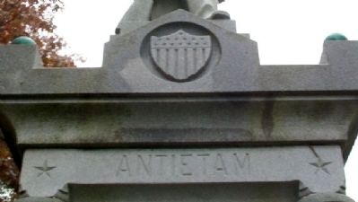 Civil War Memorial North Face. Click for full size. Civil War Memorial North Face image. Click for full size.
