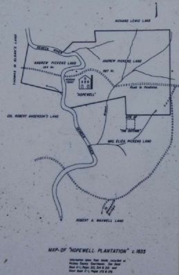 Hopewell Plantation Marker<br>Hopewell Plot image. Click for full size.