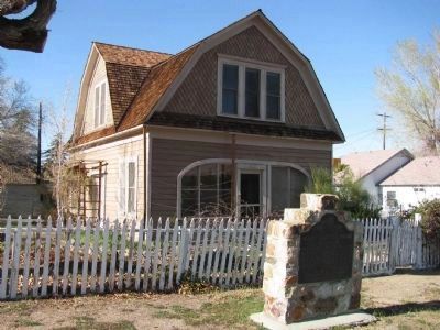 Mary Austin’s Home and Marker. Click for full size. Mary Austin’s Home and Marker image. Click for full size.