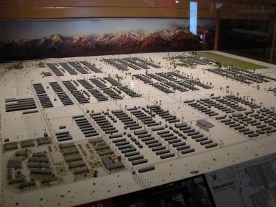 Model of the Manzanar Camp image. Click for full size.