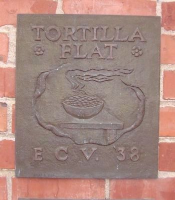 Tortilla Flats Plaque image. Click for full size.