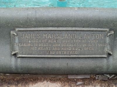 James Marsland Lawton Marker image. Click for full size.