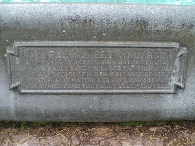 General Robert Anderson Marker image. Click for full size.