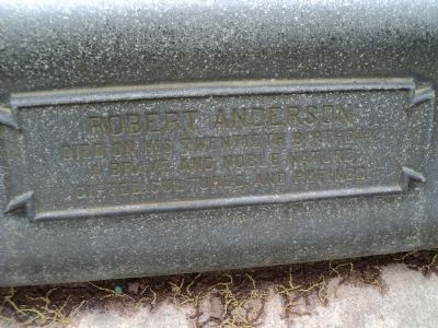 Robert Anderson Marker. Click for full size. Robert Anderson Marker image. Click for full size.