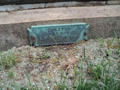 Erected By Marker. Click for full size. Erected By Marker image. Click for full size.