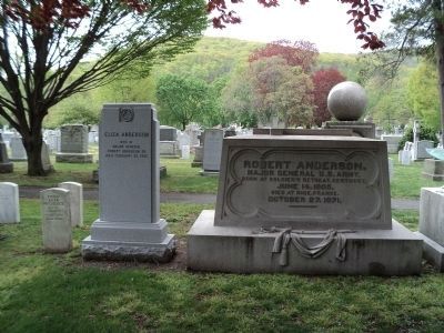 Grave of General Robert Anderson. Click for full size. Grave of General Robert Anderson image. Click for full size.