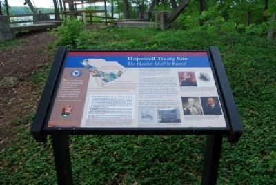 Hopewell Treaty Site Marker image. Click for full size.