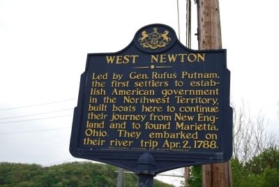 West Newton Marker image. Click for full size.