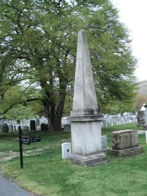 Monument in West Point Cemetery. Click for full size. Monument in West Point Cemetery image. Click for full size.