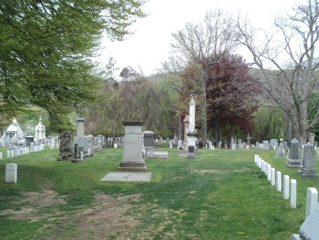 Grant Marker in West Point Cemetery image. Click for full size.