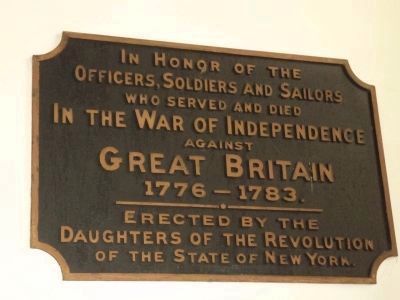 Revolutionary War Marker. Click for full size. Revolutionary War Marker image. Click for full size.