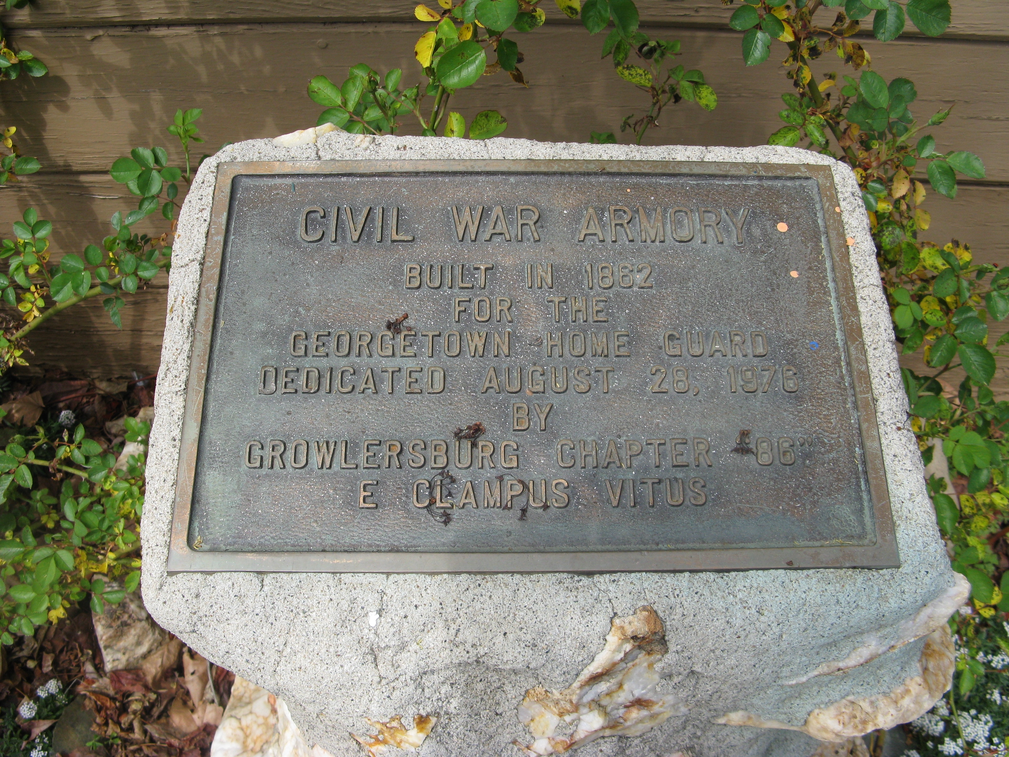Civil War Armory Marker