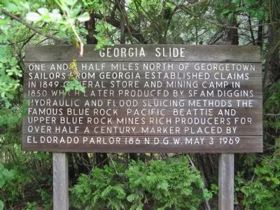 Georgia Slide Marker. Click for full size. Georgia Slide Marker image. Click for full size.