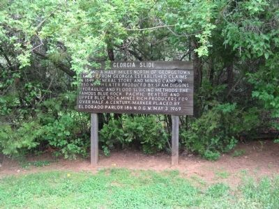 Georgia Slide Marker. Click for full size. Georgia Slide Marker image. Click for full size.