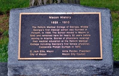 History of Macon Marker image. Click for full size.