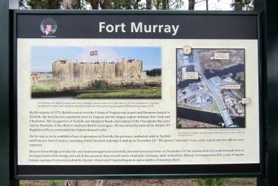 Fort Murray Marker image. Click for full size.