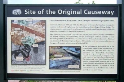 Site of the Original Causeway Marker. Click for full size. Site of the Original Causeway Marker image. Click for full size.