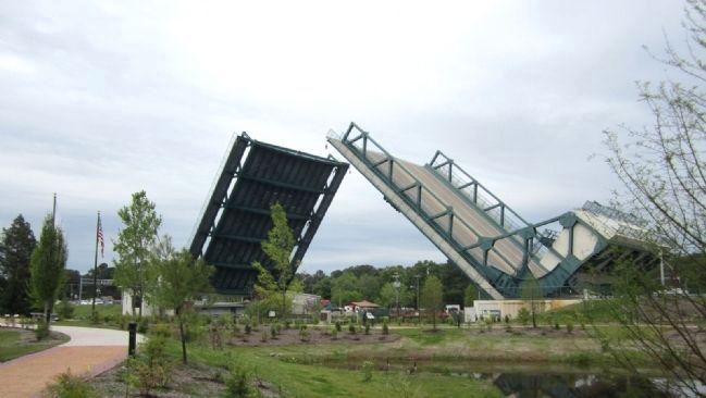 Modern Drawbridge at Great Bridge. Click for full size. Modern Drawbridge at Great Bridge image. Click for full size.
