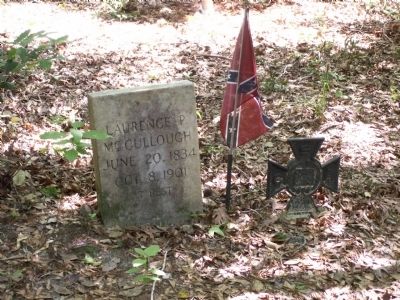 One of the tombstones in the cemetery mentioned on the marker image. Click for full size.