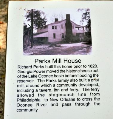 Photograph of the Parks House image. Click for full size.