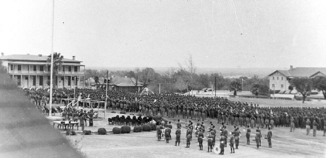 2nd Cavalry Division Activation Ceremony, Fort Clark, Texas image. Click for full size.