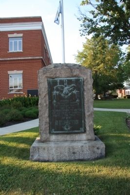 Marshall County Commemorates Service Men and Women Marker. Click for full size. Marshall County Commemorates Service Men and Women Marker image. Click for full size.