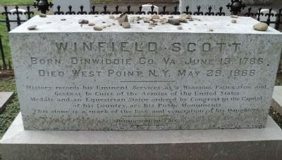 Winfield Scott Marker. Click for full size. Winfield Scott Marker image. Click for full size.