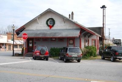 McCormick Train Station<br>West (Front). Click for full size. McCormick Train Station<br>West (Front) image. Click for full size.
