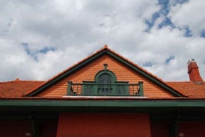 Old Seaboard Airline Depot<br>South (Facade) Gable image. Click for full size.