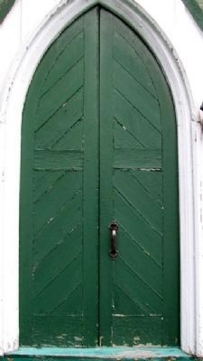 St. Anne's Anglican Church Door image. Click for full size.