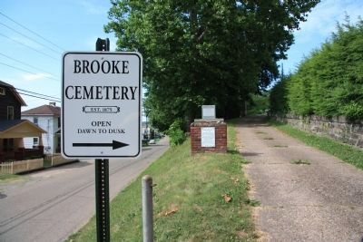 Brooke Cemetery, Site of Patrick Gass Grave image. Click for full size.