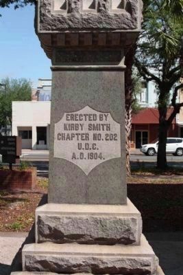 Confederate Soldier Marker, South face. Click for full size. Confederate Soldier Marker, South face image. Click for full size.