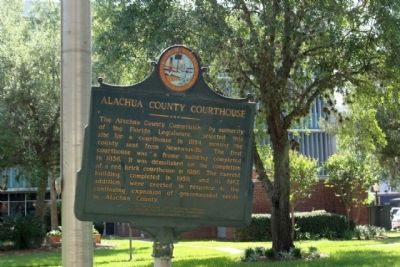 Alachua County Courthouse Marker image. Click for full size.