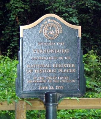 Vernonburg Marker. Click for full size. Vernonburg Marker image. Click for full size.
