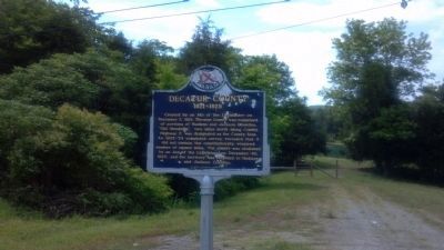 Decatur County Marker. Click for full size. Decatur County Marker image. Click for full size.