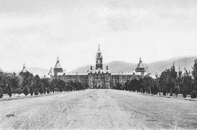 Napa State Hospital - "The Castle" image. Click for full size.