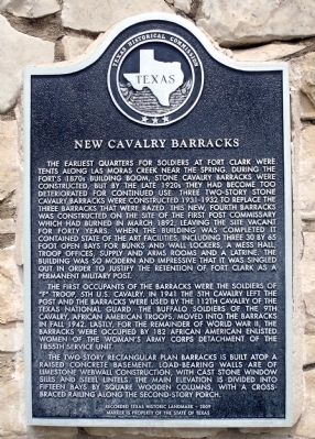 New Cavalry Barracks Marker image. Click for full size.
