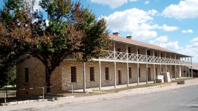 Fort Clark's New Cavalry Barracks image. Click for full size.