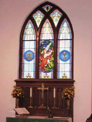 Trinity Lutheran Church Allter Window image. Click for full size.