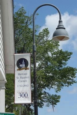 St. Helena's Church Tricentennial Banner image. Click for full size.