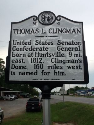 Thomas L. Clingman Marker image. Click for full size.