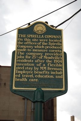 The Spirella Company Marker image. Click for full size.