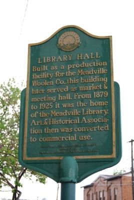 Library Hall Marker image. Click for full size.
