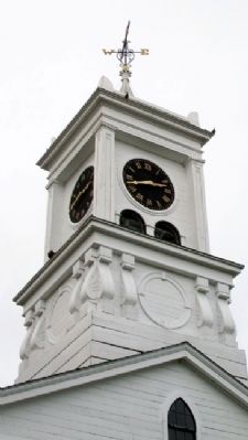 Columbia Falls Town Hall Clock Tower image. Click for full size.