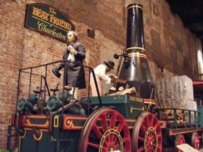 Best Friend of Charleston locomotive replica at the State Museum in Columbia image. Click for full size.