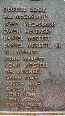 Early Settlers of the Pleasant River Honor Roll. Click for full size. Early Settlers of the Pleasant River Honor Roll image. Click for full size.