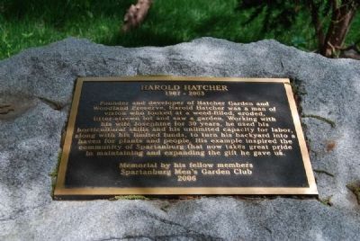 Harold Hatcher Marker. Click for full size. Harold Hatcher Marker image. Click for full size.