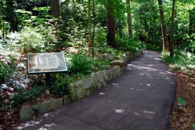 Hatcher Garden & Woodland Preserve<br>This Reforested Woodland Marker. Click for full size. Hatcher Garden & Woodland Preserve<br>This Reforested Woodland Marker image. Click for full size.